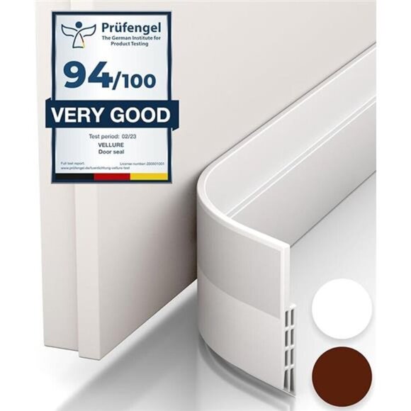 Door Draft Stopper Weather Stripping Seal Soundproof Energy Saving Door Sweep - Picture 7 of 7